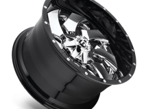 Aluminum Wheels 20X10 Cleaver D240 6 On 135/6 On 139.7 Chrome/Gloss Black Lip 106.1 Bore -19 Offset 8 Spoke Fuel Off Road Wheels