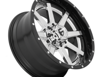 Aluminum Wheels 20X12 Maverick D260 5 On 139.7/5 On 150 Chrome/Gloss Black Lip 110.3 Bore -44 Offset Fuel Off Road Wheels