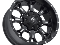 Aluminum Wheels 20X10 Krank D517 5 On 114.3/5 On 127 Matte Black/Milled 78.1 Bore -12 Offset Fuel Off Road Wheels