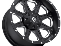 Aluminum Wheels 18X9 Boost D534 5 On 114.3/5 On 127 Black Milled 78.1 Bore 1 Offset Multi Spoke Fuel Off Road Wheels