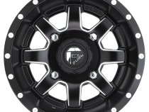 Aluminum Wheels 14X7 Maverick UTV D538 4 On 110 Matte Black Milled 79.4 Bore 13 Offset Fuel Off Road Wheels