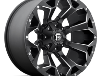 Aluminum Wheels 18X9 Assault D546 5 On 114.3/5 On 127 Matte Black/Milled 78.1 Bore 1 Offset 8 Spoke 45 Lbs Fuel Off Road Wheels