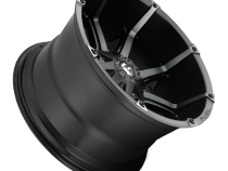 Aluminum Wheels 20X10 Coupler D556 5 On 114.3/5 On 127 Matte Black/Machined Dark Tint 78.1 Bore -12 Offset 8 Spoke Fuel Off Road Wheels