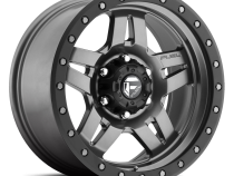 Aluminum Wheels 18X9 Anza D558 5 On 127 Matte Gunmetal Gray 78.1 Bore 1 Offset 5 Spoke Fuel Off Road Wheels