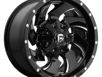 Aluminum Wheels 22X12 Cleaver D574 5 On 114.3/5 On 127 Gloss Black/Milled 78.1 Bore -44 Offset 8 Spoke Fuel Off Road Wheels