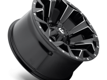 Aluminum Wheels 20X10 Assault D576 5 On 114.3/5 On 127 Gloss Black/Milled 78.1 Bore -18 Offset 8 Spoke 49 Lbs Fuel Off Road Wheels