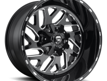 Aluminum Wheels 26X12 Triton D581 5 On 127/5 On 139.7 Gloss Black/Milled 87.1 Bore -44 Offset Mesh Spoke Fuel Off Road Wheels