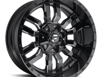 Aluminum Wheels 20X10 Sledge D595 5 On 114.3/5 On 127 Gloss Black/Milled 78.1 Bore -18 Offset Fuel Off Road Wheels