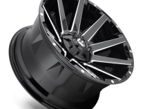 Aluminum Wheels 20X9 Contra D615 5 On 114.3/5 On 127 Gloss Black/Milled 78.1 Bore 1 Offset Multi Spoke Fuel Off Road Wheels