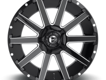 Aluminum Wheels 20X9 Contra D615 5 On 114.3/5 On 127 Gloss Black/Milled 78.1 Bore 1 Offset Multi Spoke Fuel Off Road Wheels