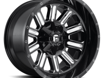 Aluminum Wheels 20X12 Hardline D620 5 On 114.3/5 On 127 Gloss Black/Milled 78.1 Bore -44 Offset Fuel Off Road Wheels