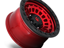 Aluminum Wheels 20X9 Zephyr D632 5 On 127 Candy Red W/Matte Black Ring 71.6 Bore 1 Offset Fuel Off Road Wheels