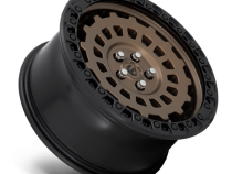 Aluminum Wheels 20X9 Zephyr D634 5 On 127 Matte Bronze W/Black Bead Ring 71.5 Bore 1 Offset Fuel Off Road Wheels