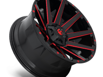Aluminum Wheels 20X10 Contra D643 5 On 114.3/5 On 127 Gloss Red/Milled 78.1 Bore -18 Offset Multi Spoke Fuel Off Road Wheels