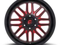 Aluminum Wheels 22X12 Ignite D663 6 On 135 Gloss Black Red Tinted Clear 87.1 Bore -43 Offset Fuel Off Road Wheels