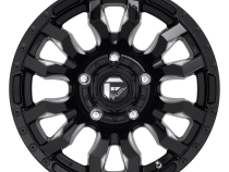 Aluminum Wheels 22X12 Blitz D673 5 On 127 Gloss Black Milled 71.5 Bore -44 Offset Multi Spoke Fuel Off Road Wheels