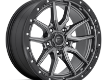 Aluminum Wheels 20X9 Rebel D680 5 On 127 Matte Gunmetal Gray Black Bead Ring 71.5 Bore 1 Offset Fuel Off Road Wheels
