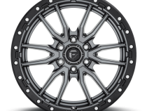 Aluminum Wheels 22X10 Rebel D680 6 On 135 Matte Gunmetal Gray Black Bead Ring 87.1 Bore -13 Offset Fuel Off Road Wheels
