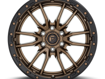 Aluminum Wheels 22X10 Rebel D681 6 On 135 Matte Bronze Black Bead Ring 87.1 Bore -13 Offset Fuel Off Road Wheels
