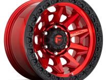 Aluminum Wheels 20X9 Covert D695 5 On 127 Candy Red Black Bead Ring 71.5 Bore 1 Offset Multi Spoke Fuel Off Road Wheels