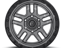 Aluminum Wheels 17X9 AMMO D701 5 On 127 Matte Gunmetal Gray W/Black Bead Ring 71.5 Bore 1 Offset 5 Spoke Fuel Off Road Wheels