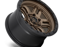 Aluminum Wheels 18X9 AMMO D702 5 On 127 Matte Bronze W/Black Bead Ring 71.5 Bore 1 Offset 5 Spoke Fuel Off Road Wheels
