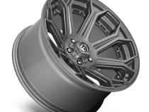 Aluminum Wheels 26X14 Siege D705 5 On 127 Brushed Gunmetal Gray Tinted Clear 71.5 Bore -75 Offset Fuel Off Road Wheels