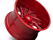 Aluminum Wheels 26X14 Runner D742 5 On 127 Candy Red Milled 71.5 Bore -75 Offset Fuel Off Road Wheels