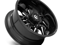 Aluminum Wheels 22X10 Lockdown D747 5 On 127 Gloss Black Milled 71.5 Bore -18 Offset Fuel Off Road Wheels