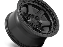 Aluminum Wheels 18X9 Block D750 5 On 127 Matte Black/Black Ring 71.5 Bore 1 Offset 6 Spoke Fuel Off Road Wheels