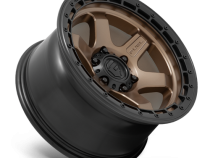 Aluminum Wheels 17X9 Block D751 5 On 127 Matte Bronze/Black Ring 71.5 Bore 1 Offset 6 Spoke Fuel Off Road Wheels