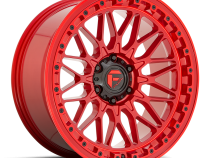 Aluminum Wheels 17X9 Trigger D758 5 On 127 Candy Red 71.5 Bore 1 Offset Fuel Off Road Wheels