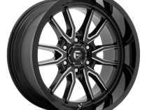 Aluminum Wheels 17X9 Clash 6 D761 6 On 120 Gloss Black Milled 67.06 Bore 1 Offset Multi Spoke Fuel Off Road Wheels