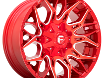 Aluminum Wheels 20X9 Twitch D771 5 On 114.3/5 On 127 Candy Red Milled 78 Bore 1 Offset Fuel Off Road Wheels
