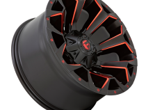 Aluminum Wheels 17X9 Assault D787 5 On 114.3/5 On 127 Matte Black Milled Red Tint 78.1 Bore 1 Offset Fuel Off Road Wheels