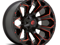 Aluminum Wheels 18X9 Assault D787 5 On 114.3/5 On 127 Matte Black Milled Red Tint 78.1 Bore 1 Offset Fuel Off Road Wheels