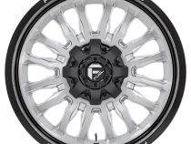 Aluminum Wheels 22X10 Arc D798 6 On 135/6 On 139.7 Silver/Brushed Face-Milled Black Lip 106.1 Bore -18 Offset Fuel Off Road Wheels