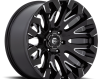 Aluminum Wheels 18X9 Quake D828 5 On 114.3 Gloss Black Milled 72.56 Bore 1 Offset Fuel Off Road Wheels