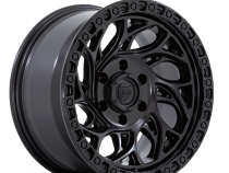 Aluminum Wheels 17X9 Runner OR D852 5 On 127 Blackout 71.5 Bore 1 Offset Fuel Off Road Wheels