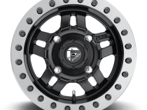 Aluminum Wheels 15X7 Anza UTV D917 4 On 110 Matte Black Beadlock 79.4 Bore 13 Offset 5 Spoke Fuel Off Road Wheels