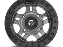 Aluminum Wheels 14X7 Anza UTV D918 4 On 136 Matt Anthracite Gray Beadlock 110.2 Bore 13 Offset 5 Spoke Fuel Off Road Wheels