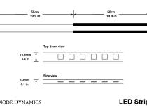 FlexLight LED Strip Red Pair Diode Dynamics