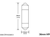 36mm HP6 LED Blue Pair Diode Dynamics