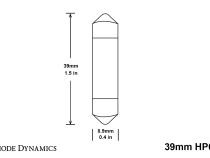 39mm HP6 LED Warm White Pair Diode Dynamics
