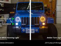 Halo Lights LED 185mm Switchback Pair Diode Dynamics