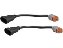 9006 DT 2-Pin Adapter Pair Diode Dynamics