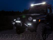 12 Inch LED Light Bar  Single Row Straight Clear Driving Pair Stage Series Diode Dynamics