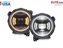 Elite LED Headlamps for 2018-2022 Jeep JL Wrangler Diode Dynamics