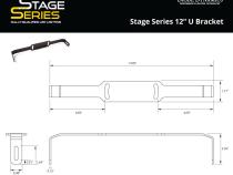 Stage Series 12 Inch U Bracket Pair Diode Dynamics