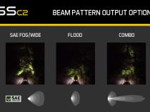 Stage Series 2 Inch LED Pod, Pro Yellow Fog Flush ABL Each